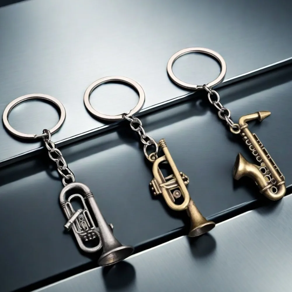 Personalized Saxophone Pendant Key Ring Creative Music Enthusiast Mini Keychain Lover Metal Cute Accessories Keyring Small Gift
Personalized Saxophone Pendant Key Ring Creative Music Enthusiast Mini Keychain Lover Metal Cute Accessories Keyring Small Gift