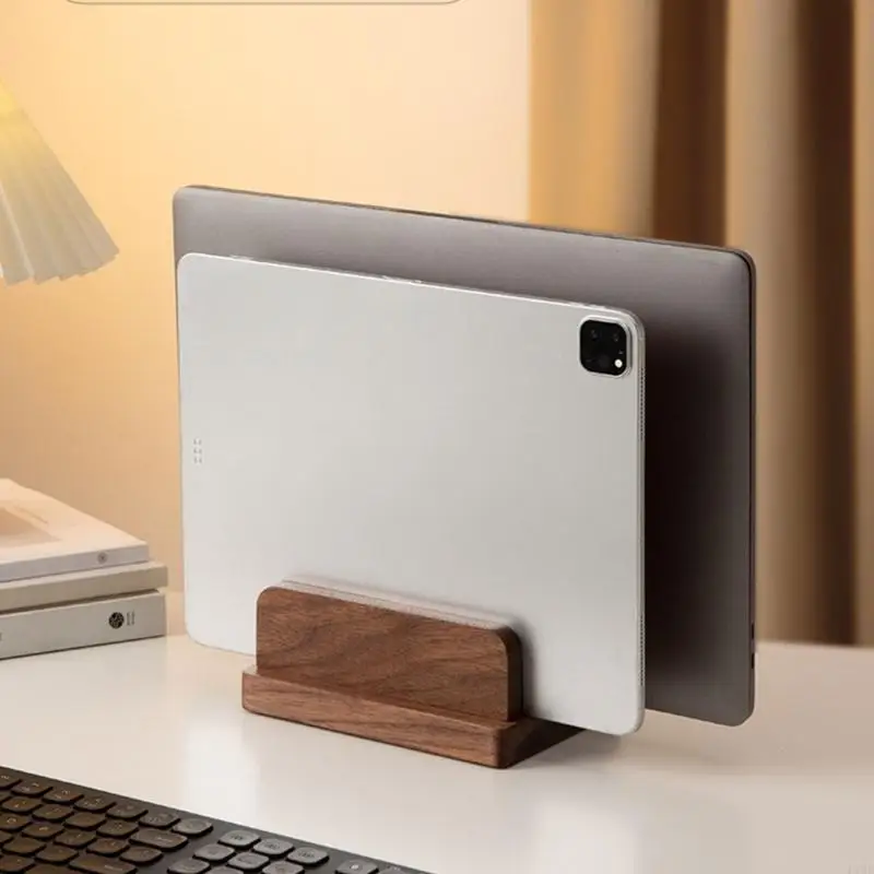 Wooden Pattern Laptop Stand Vertical Holder With AntiSlip Base for Desktop Organization And Space Saving F19E
Wooden Pattern Laptop Stand Vertical Holder With AntiSlip Base for Desktop Organization And Space Saving F19E