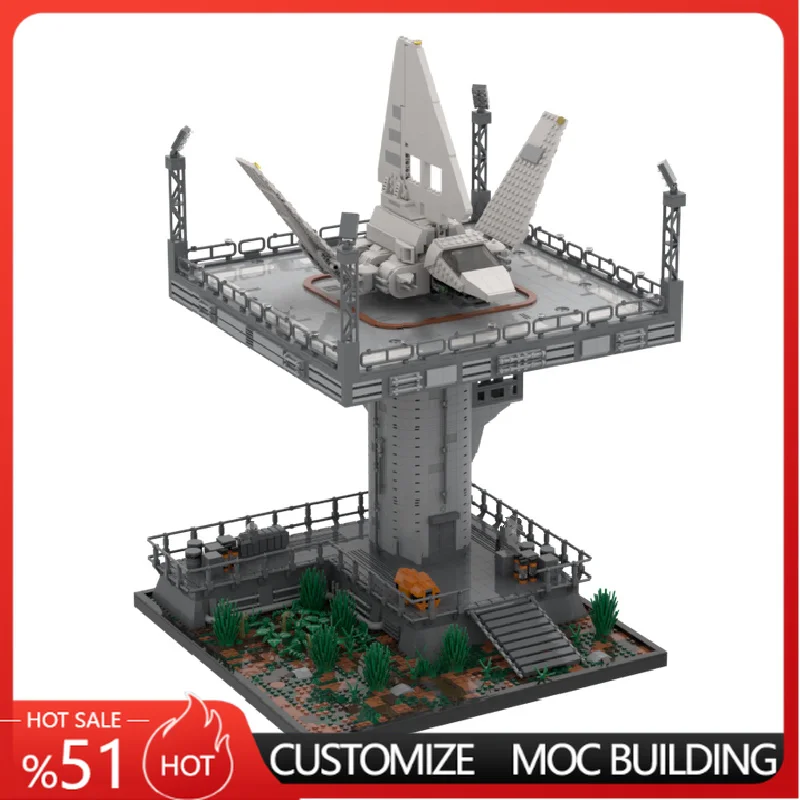 2954Parts Forest Planet Two-Tier Spacecraft Landing Platform Scene Custom Building Blocks Model Toy Gift For Building Hobbyists
2954Parts Forest Planet Two-Tier Spacecraft Landing Platform Scene Custom Building Blocks Model Toy Gift For Building Hobbyists