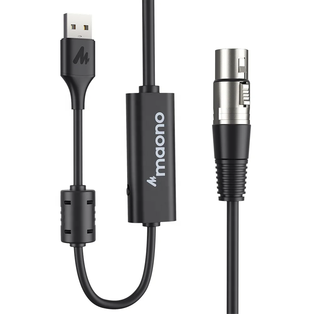 Professional Audio Cable Female XLR to USB2.0 3M Cable Male Adapter Microphone Audio Cable
Professional Audio Cable Female XLR to USB2.0 3M Cable Male Adapter Microphone Audio Cable