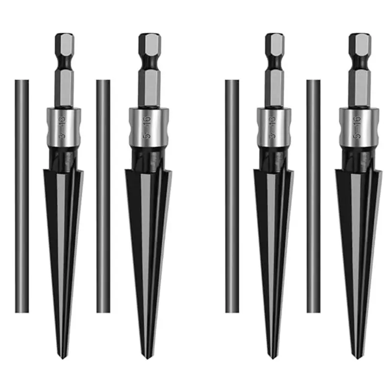VOFUN-4 Piece Hand/Drill Bit 2 Purposetapered Reamer 6 Slot Hex Reamer 5-16Mm / 3-13Mm Tapered
VOFUN-4 Piece Hand/Drill Bit 2 Purposetapered Reamer 6 Slot Hex Reamer 5-16Mm / 3-13Mm Tapered