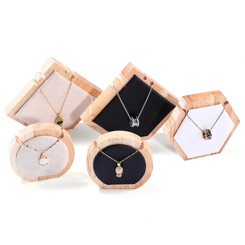 Hexagon/Round/Pentagon Wooden Single Necklace Displays Stands Pendant Necklace Hanger Holder for Long Necklace Retail
Hexagon/Round/Pentagon Wooden Single Necklace Displays Stands Pendant Necklace Hanger Holder for Long Necklace Retail