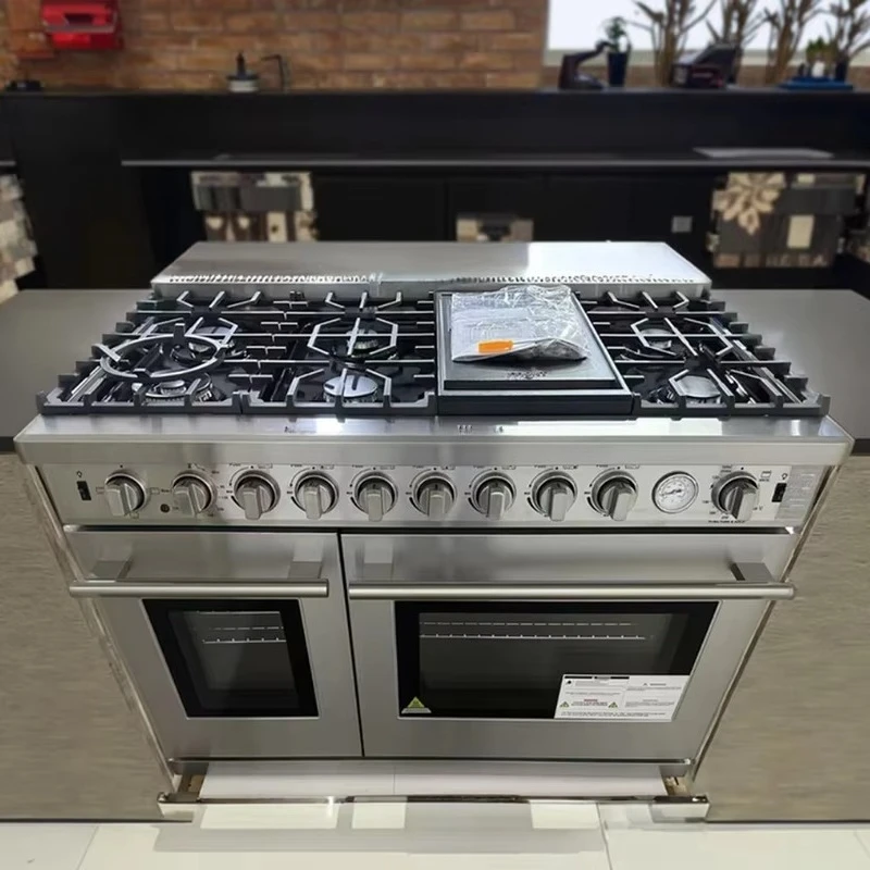 Series Stove Oven 48 commercial gas and electric combination with convection oven, 220 volts
Series Stove Oven 48 commercial gas and electric combination with convection oven, 220 volts