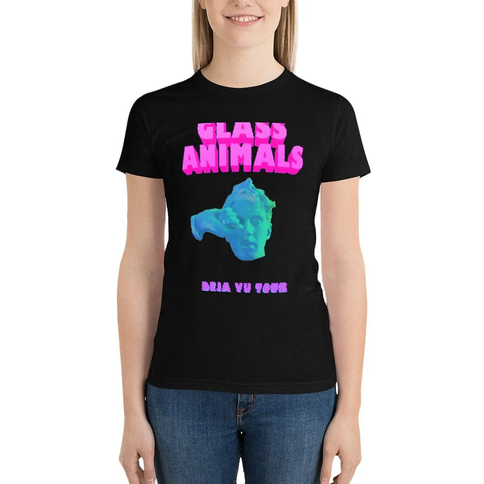 Glass Animals Deja Vu T-Shirt summer tops tees summer top workout shirts for Women loose fit
Glass Animals Deja Vu T-Shirt summer tops tees summer top workout shirts for Women loose fit