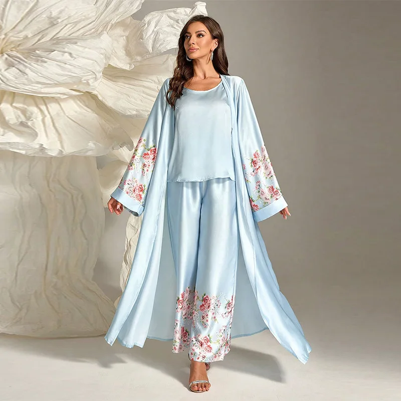 Ky1740 Fashionable Women's Outfit Elegant Printed Casual Skirt-pants Three-piece Set For Ladies Dubai Luxury Islam Elegant
Ky1740 Fashionable Women's Outfit Elegant Printed Casual Skirt-pants Three-piece Set For Ladies Dubai Luxury Islam Elegant
