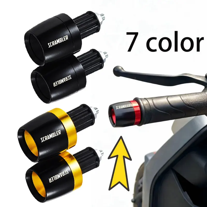 7/8" Motorcycle For Ducati Scrambler 800 1100 ICON 800 Desert Sled Universal Handlebar Grips Handle Bar Cap Ends Plug Slider
7/8" Motorcycle For Ducati Scrambler 800 1100 ICON 800 Desert Sled Universal Handlebar Grips Handle Bar Cap Ends Plug Slider