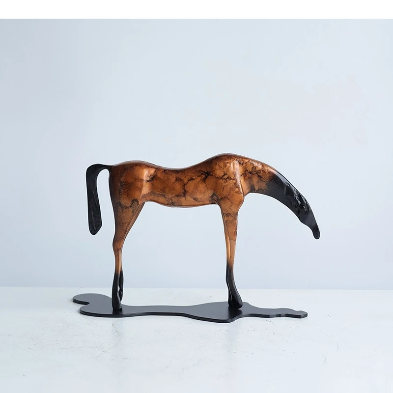 Abstract Animal Sculpture Horse Figurine Resin Handicraft Low-profile Horse Thousand-Horse-Head Decorative Figurines Home Decor
Abstract Animal Sculpture Horse Figurine Resin Handicraft Low-profile Horse Thousand-Horse-Head Decorative Figurines Home Decor