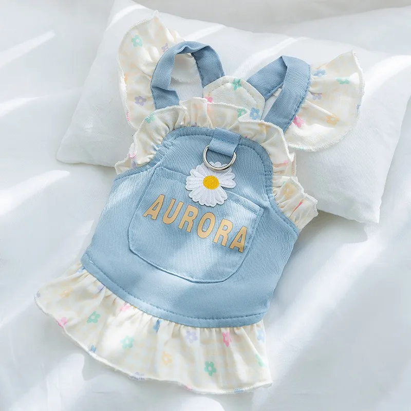 Summer Denim Plaid Patchwork Skirt Pet Dress Dog Two Legs Clothes Puppy Clothes Thin Breathable Vest Teddy Boomerang Clothing
Summer Denim Plaid Patchwork Skirt Pet Dress Dog Two Legs Clothes Puppy Clothes Thin Breathable Vest Teddy Boomerang Clothing