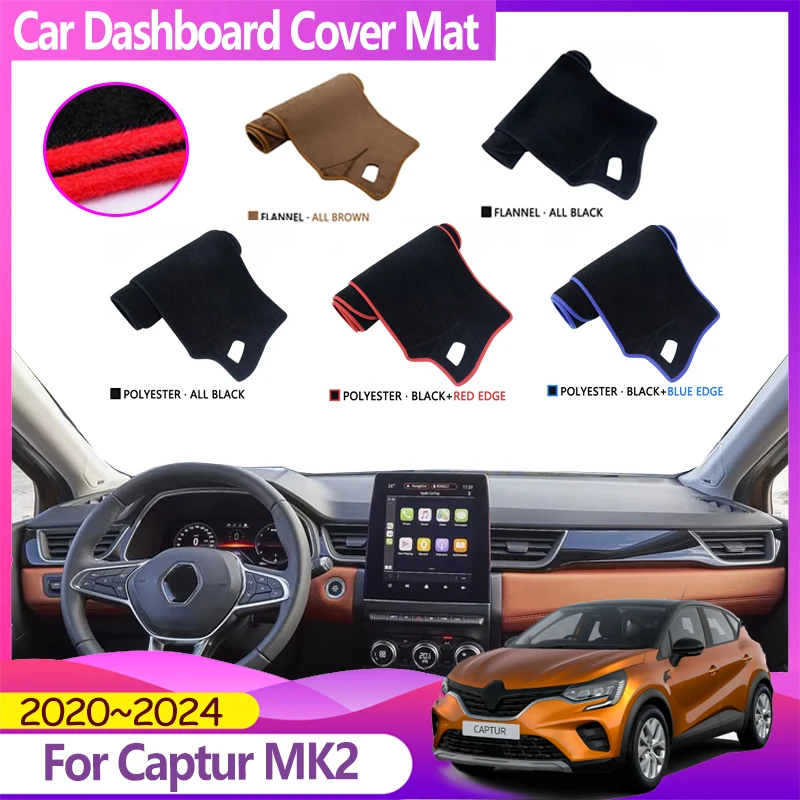 Car Dashboard Cover For Renault Captur MK2 Mitsubishi ASX 2020~2024 2022 Avoid Light Pad Anti-Slip Mat Dash Carpet Accessories
Car Dashboard Cover For Renault Captur MK2 Mitsubishi ASX 2020~2024 2022 Avoid Light Pad Anti-Slip Mat Dash Carpet Accessories