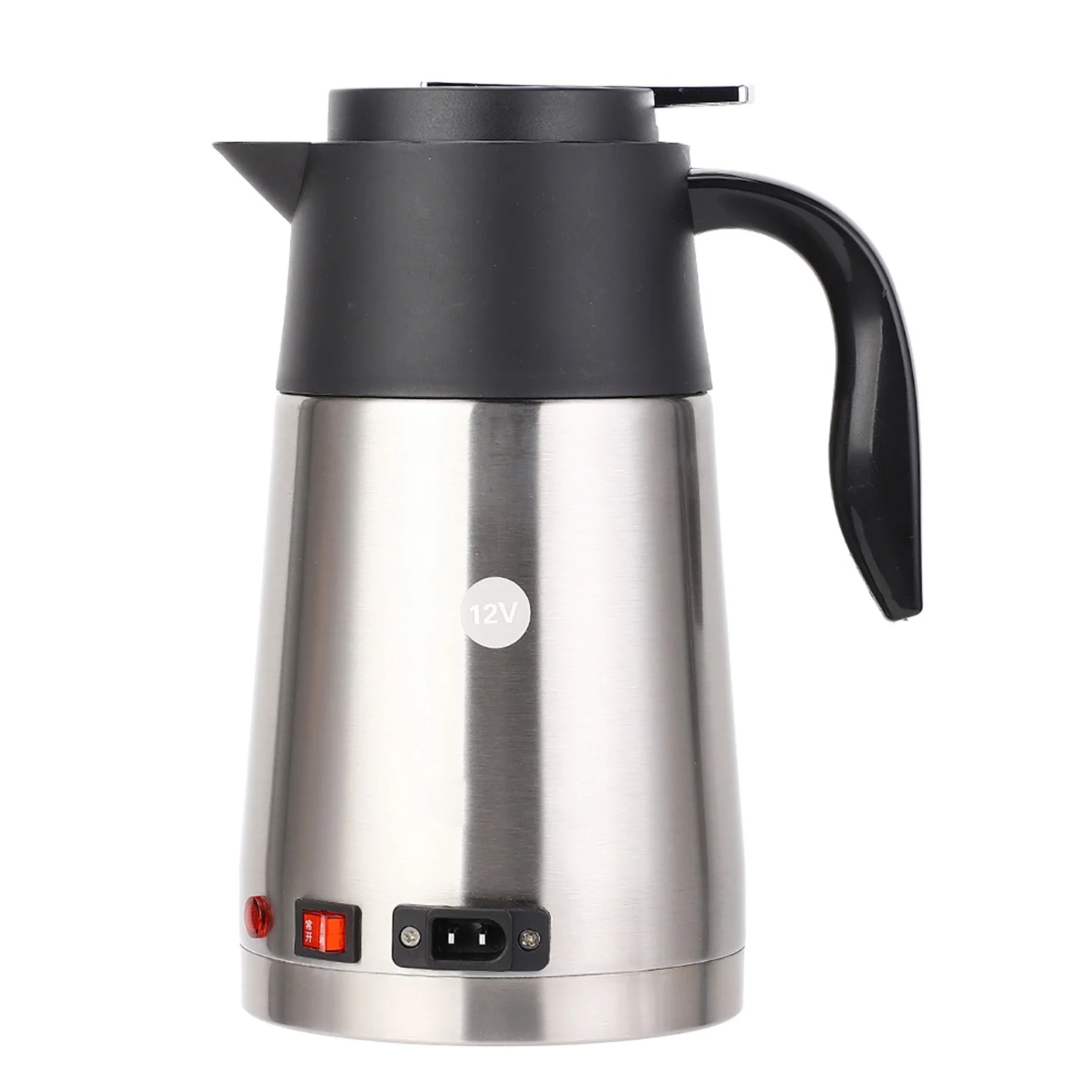Portable 1200ml Large Capacity Car Truck Kettle Water Heater Bottle for Travel (12V)
Portable 1200ml Large Capacity Car Truck Kettle Water Heater Bottle for Travel (12V)