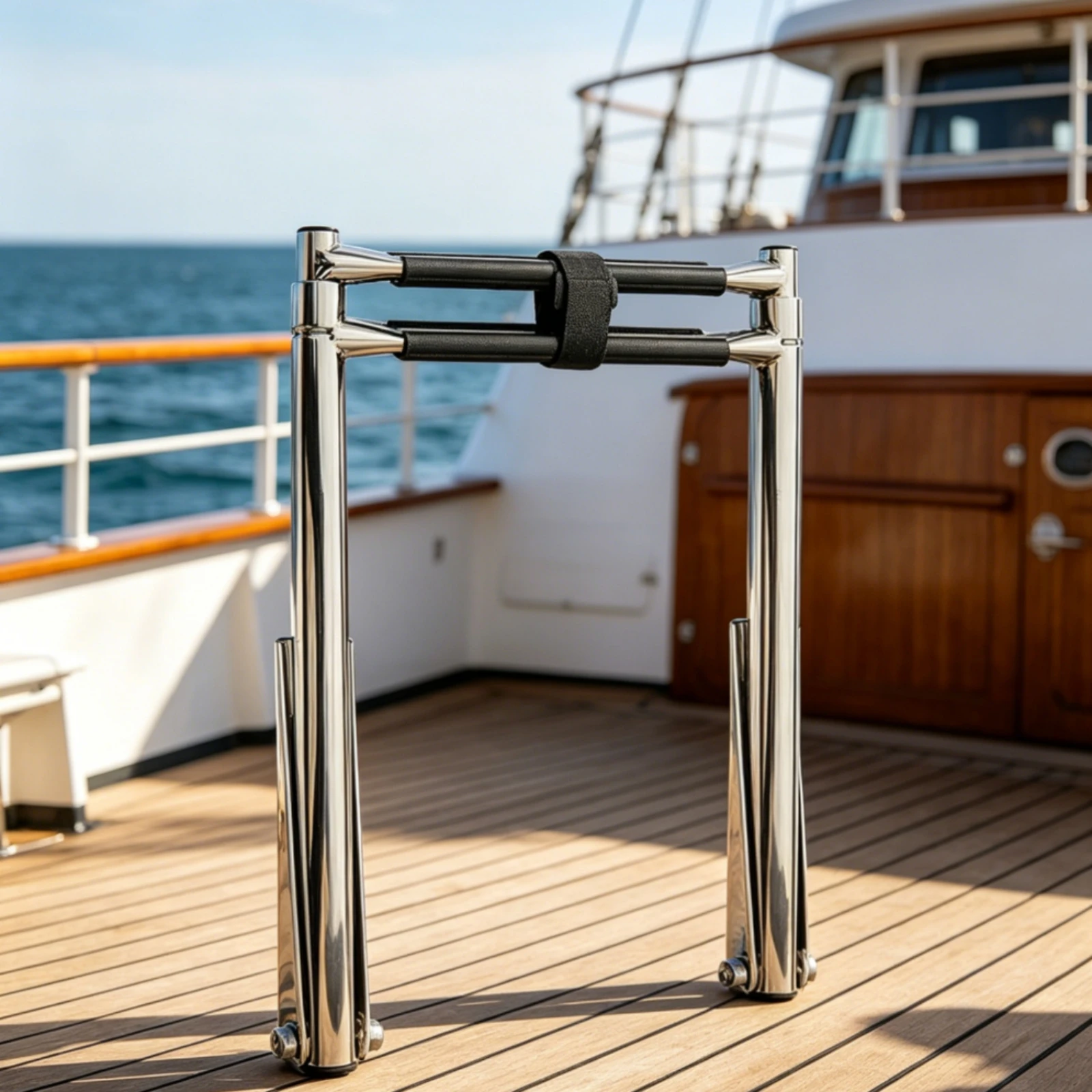 Telescoping Boat Ladder Ribbed Grip Folding Boarding Ladder Marine Hardware Non-Slip Heavy Duty for Boats
Telescoping Boat Ladder Ribbed Grip Folding Boarding Ladder Marine Hardware Non-Slip Heavy Duty for Boats