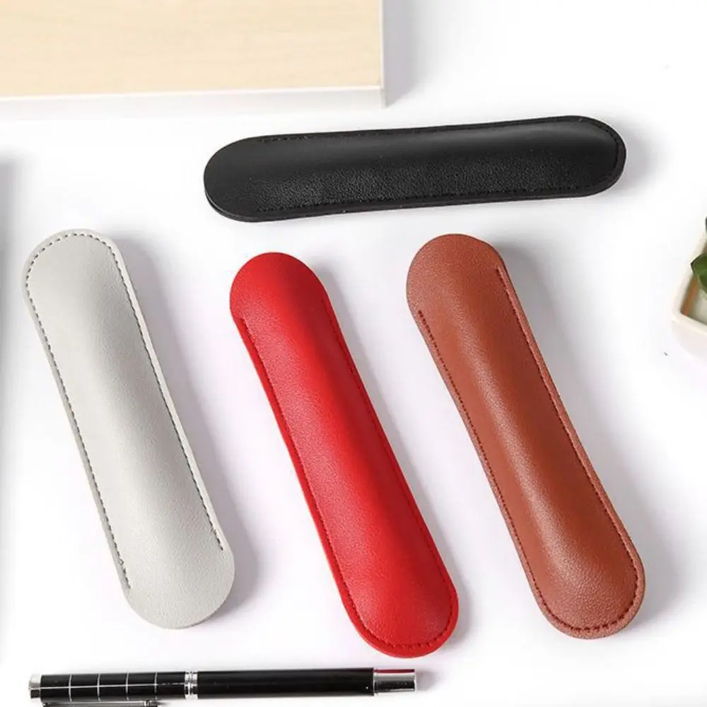 Pencil Case Pocket PU Leather Leather Pen Bag Half Open Handmade Pen Protective Bag Vintage Soft Pen Sleeve Pouch Student
Pencil Case Pocket PU Leather Leather Pen Bag Half Open Handmade Pen Protective Bag Vintage Soft Pen Sleeve Pouch Student