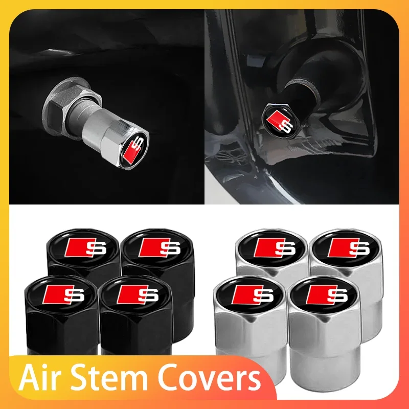 4PCS Fashion Car Wheel Air Valve Dust Covers Accessories For Audi sline TT Q3 Q5 Q7 Q8 A3 A4 A5 B5 B6 B7 B8 C5 C6 C7 V8
4PCS Fashion Car Wheel Air Valve Dust Covers Accessories For Audi sline TT Q3 Q5 Q7 Q8 A3 A4 A5 B5 B6 B7 B8 C5 C6 C7 V8