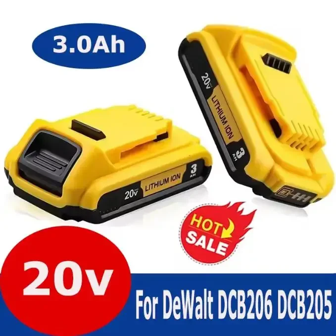 20V 3Ah DCB203 Li ion Battery Replacement for DeWalt 18v 20Volt Max Lithium Ion Batteries DCB206 DCB205 DCB204 DCB200Power Tools
20V 3Ah DCB203 Li ion Battery Replacement for DeWalt 18v 20Volt Max Lithium Ion Batteries DCB206 DCB205 DCB204 DCB200Power Tools
