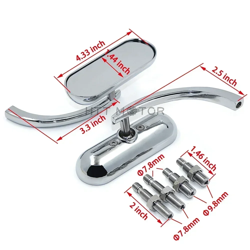 Custom Mini Oval Mirrors for Universal Motorcycles W/ 8mm 10mm Thread Aftermarket Motorcycle Parts
Custom Mini Oval Mirrors for Universal Motorcycles W/ 8mm 10mm Thread Aftermarket Motorcycle Parts