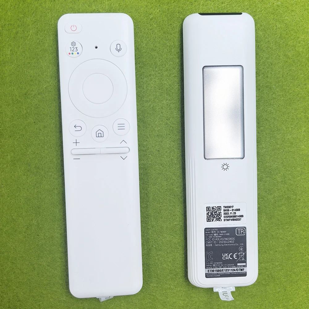 Оригинальный пульт дистанционного управления на солнечной энергии BN59-01438B(TM2361F) BN59-01439C(TM2361E) для Samsung OLED LASER TV PROJECTOR
Оригинальный пульт дистанционного управления на солнечной энергии BN59-01438B(TM2361F) BN59-01439C(TM2361E) для Samsung OLED LASER TV PROJECTOR
