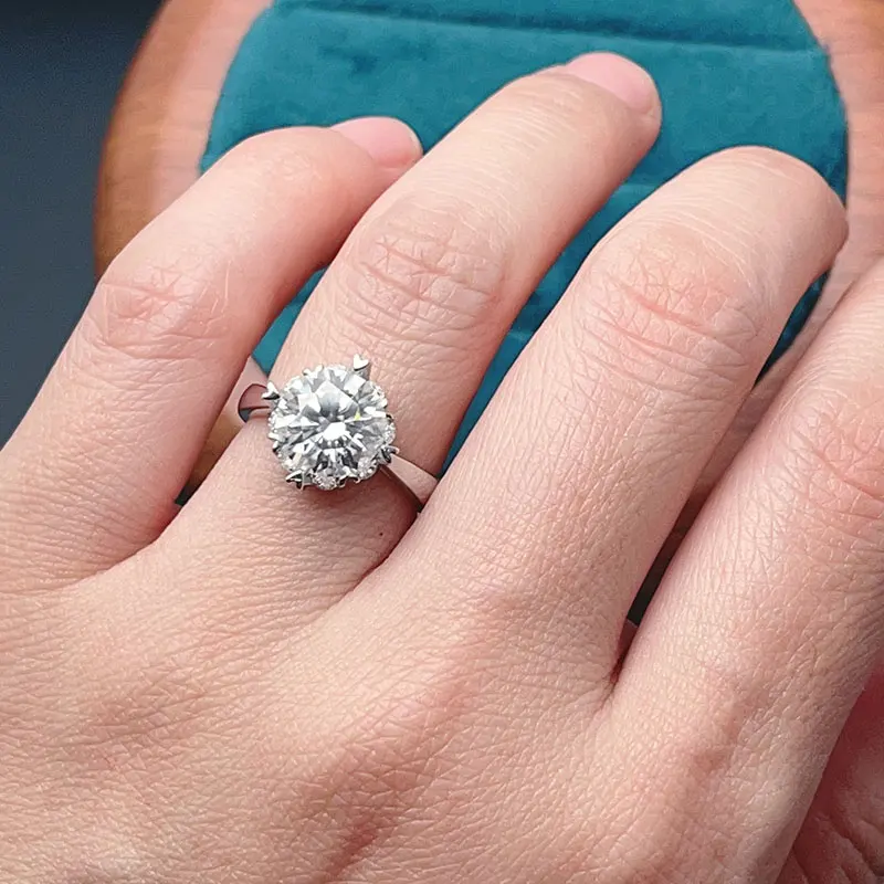 9mm D Color Moissanite Engagement Ring 925 silver 3ct moissanite ring Grade Mossanite Silver Ring Silver Moissanite Jewelry
9mm D Color Moissanite Engagement Ring 925 silver 3ct moissanite ring Grade Mossanite Silver Ring Silver Moissanite Jewelry