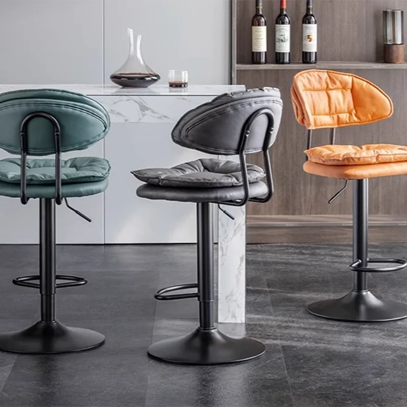 Designer Comfortable Italian Style Bar Chairs Rotatable Luxury Office Adjustable Bar Chairs Modern Home Furniture Banqueta HBBC
Designer Comfortable Italian Style Bar Chairs Rotatable Luxury Office Adjustable Bar Chairs Modern Home Furniture Banqueta HBBC