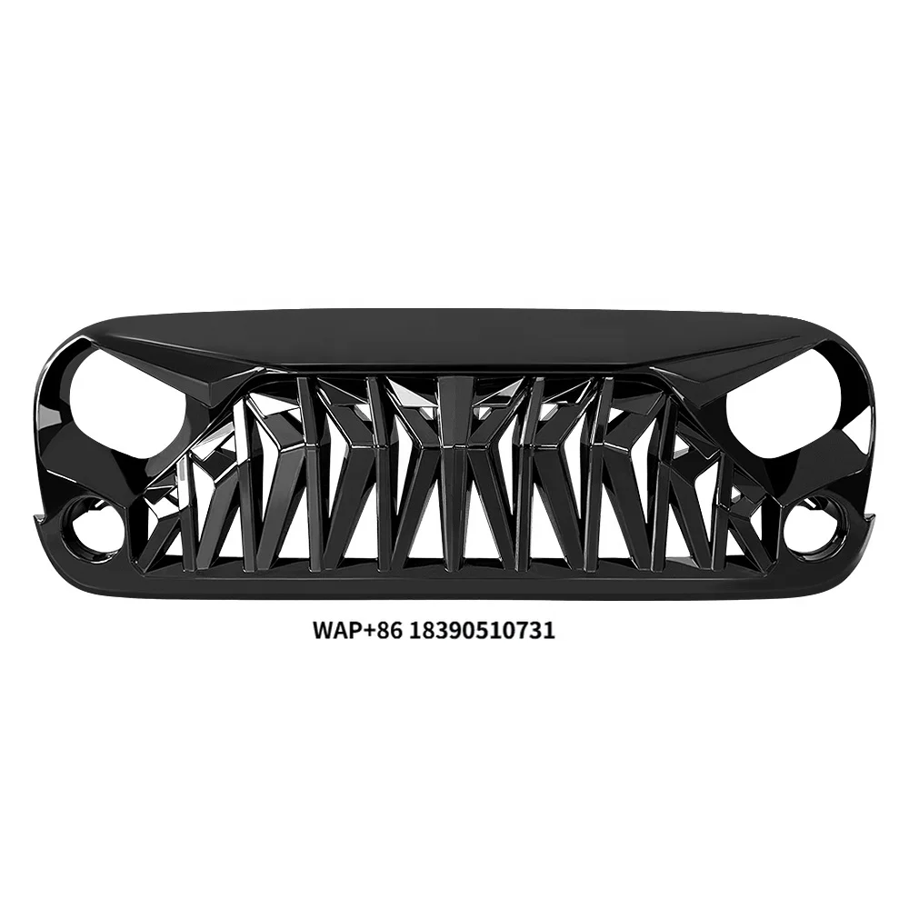 Новая решетка радиатора Shark для бампера Wrangler JK 2007-2018, глянцевый черный цвет
Новая решетка радиатора Shark для бампера Wrangler JK 2007-2018, глянцевый черный цвет