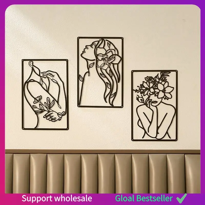 A38M 3 Pieces Metal Minimalist Abstract Woman Wall Art Line Drawing Wall Art Decor Single Line Female Home Hanging Wall Decor Du
A38M 3 Pieces Metal Minimalist Abstract Woman Wall Art Line Drawing Wall Art Decor Single Line Female Home Hanging Wall Decor Du