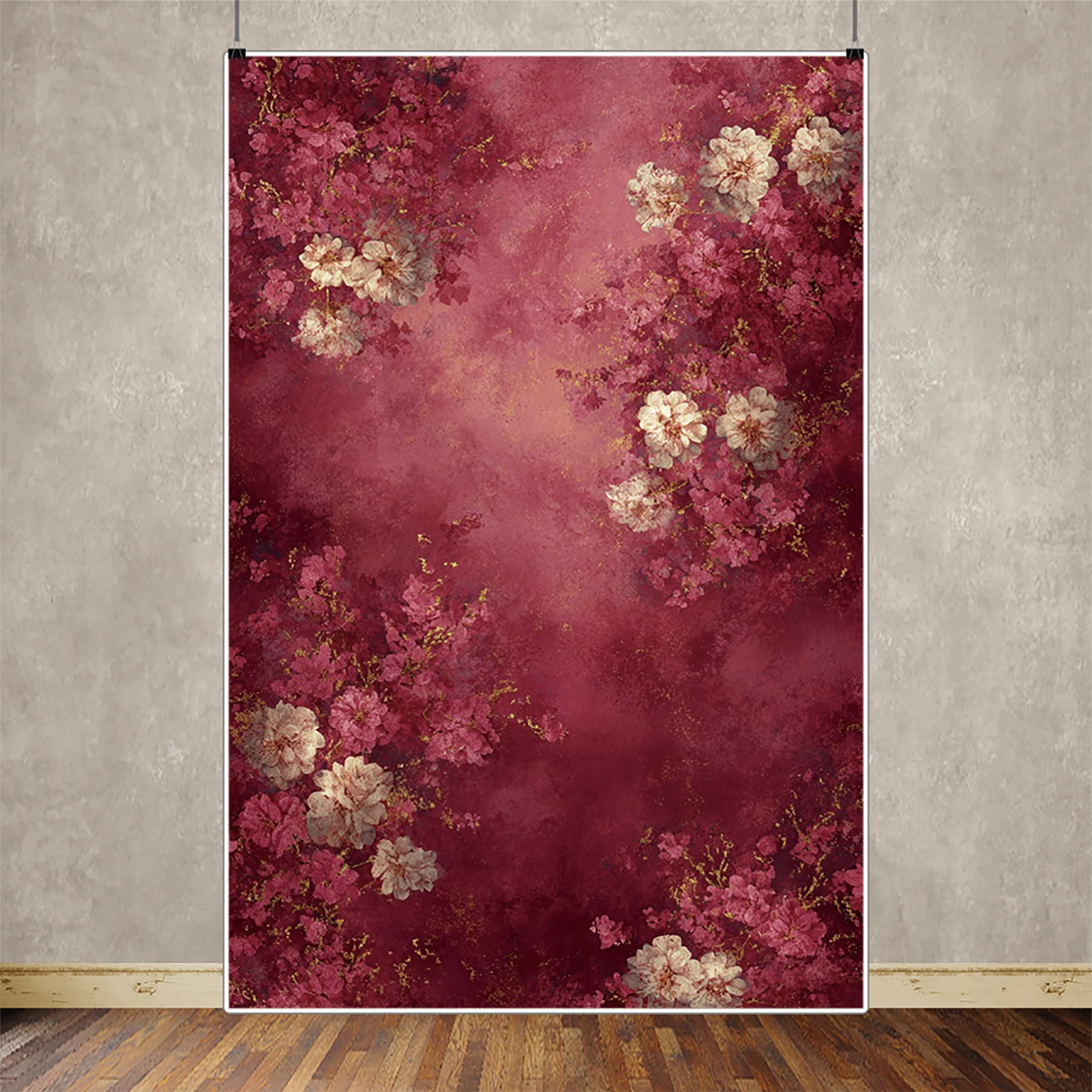 MOON.QG Dark Red Textured Background Gradient White Flowers Backdrop Photocall Wedding Poster Photography Accessories Newborn
MOON.QG Dark Red Textured Background Gradient White Flowers Backdrop Photocall Wedding Poster Photography Accessories Newborn