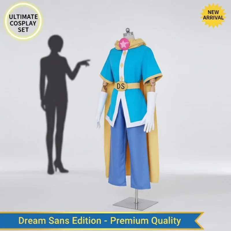 ☆YunCos AU Dream Sans Cosplay Costume Set Top Pants Cloak Gloves Mask Halloween Carnival Outfits for Men☆
☆YunCos AU Dream Sans Cosplay Costume Set Top Pants Cloak Gloves Mask Halloween Carnival Outfits for Men☆