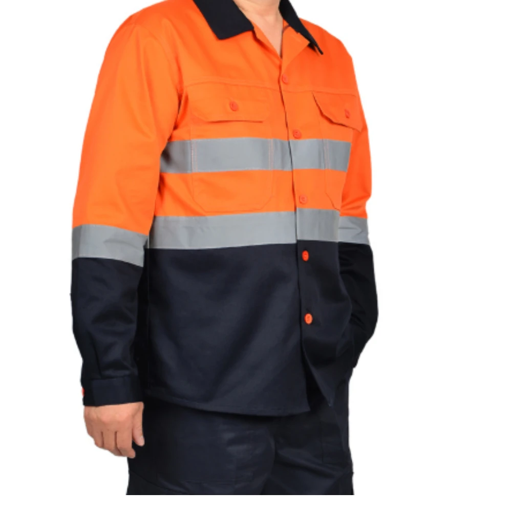 Cotton reflective shirt safety protective clothing short sleeved road construction traffic warning fluorescent shirt work clothe
Cotton reflective shirt safety protective clothing short sleeved road construction traffic warning fluorescent shirt work clothe