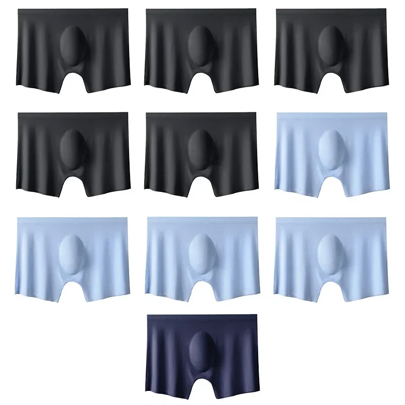 10 Pack Men's Ice Silk Boxers Breathable Seamless Underwear Summer Ultra-Thin Sexy Briefs Gift for Him
10 Pack Men's Ice Silk Boxers Breathable Seamless Underwear Summer Ultra-Thin Sexy Briefs Gift for Him
