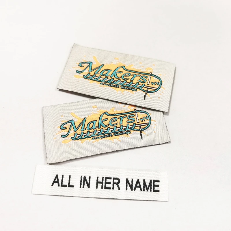 Custom Private Logo Garment Fabric Label High Density Jacquard Satin Woven Tag Clothing Woven Labels for Clothes
Custom Private Logo Garment Fabric Label High Density Jacquard Satin Woven Tag Clothing Woven Labels for Clothes
