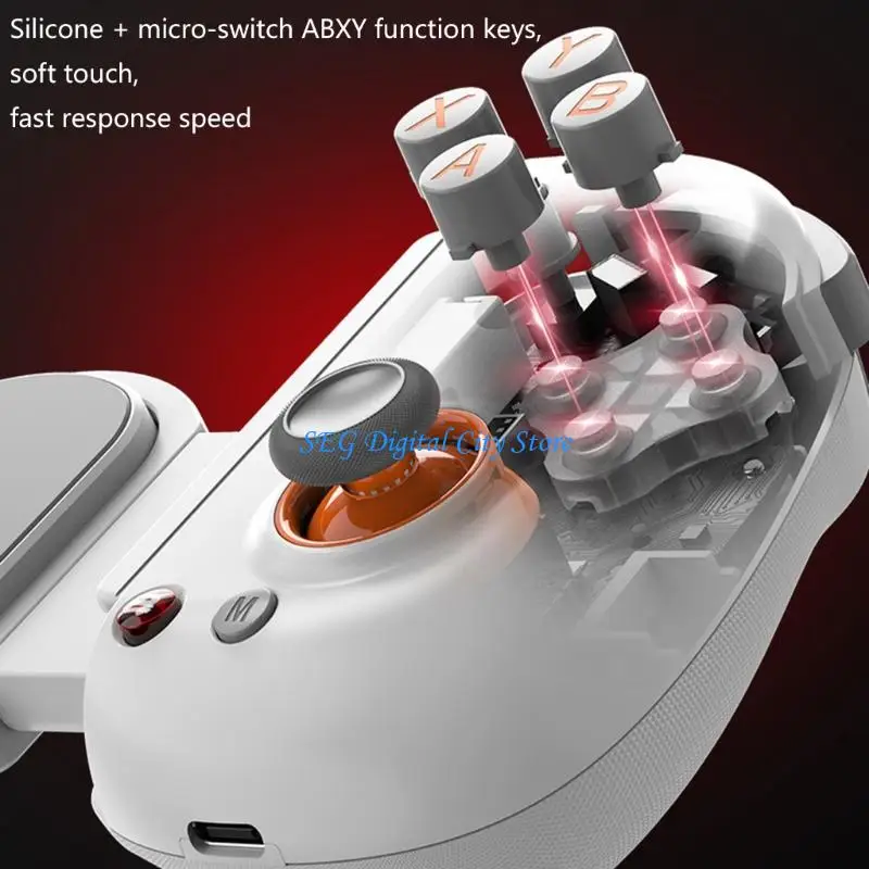 U75B Long Battery Life Stretchable Wireless Mobile Gamepad Double Hall Effect Joysticks Ergonomic Grip for Gaming Enthusiasts
U75B Long Battery Life Stretchable Wireless Mobile Gamepad Double Hall Effect Joysticks Ergonomic Grip for Gaming Enthusiasts