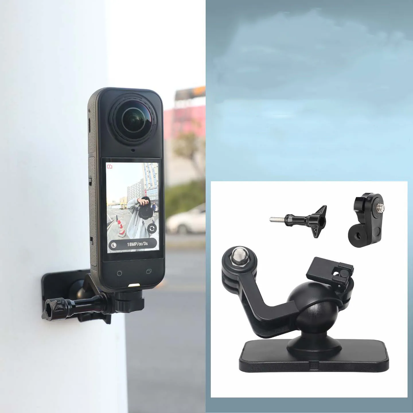 for DJI 360/OSMO Action 5/6/Pocket 3/nano, for Insta360 X5/Ace Pro2 Camera Image Multifunctional Vision backpack straps clip
for DJI 360/OSMO Action 5/6/Pocket 3/nano, for Insta360 X5/Ace Pro2 Camera Image Multifunctional Vision backpack straps clip