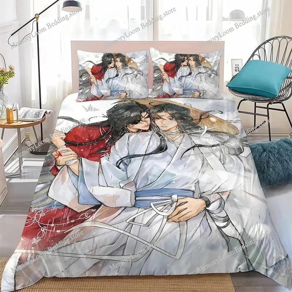 Anime H-Heaven Officials Blessing Duvet Cover Set Bedding Soft Laundry Cotton Bed Four Seasons Student Dormitory Home Textile741
Anime H-Heaven Officials Blessing Duvet Cover Set Bedding Soft Laundry Cotton Bed Four Seasons Student Dormitory Home Textile741