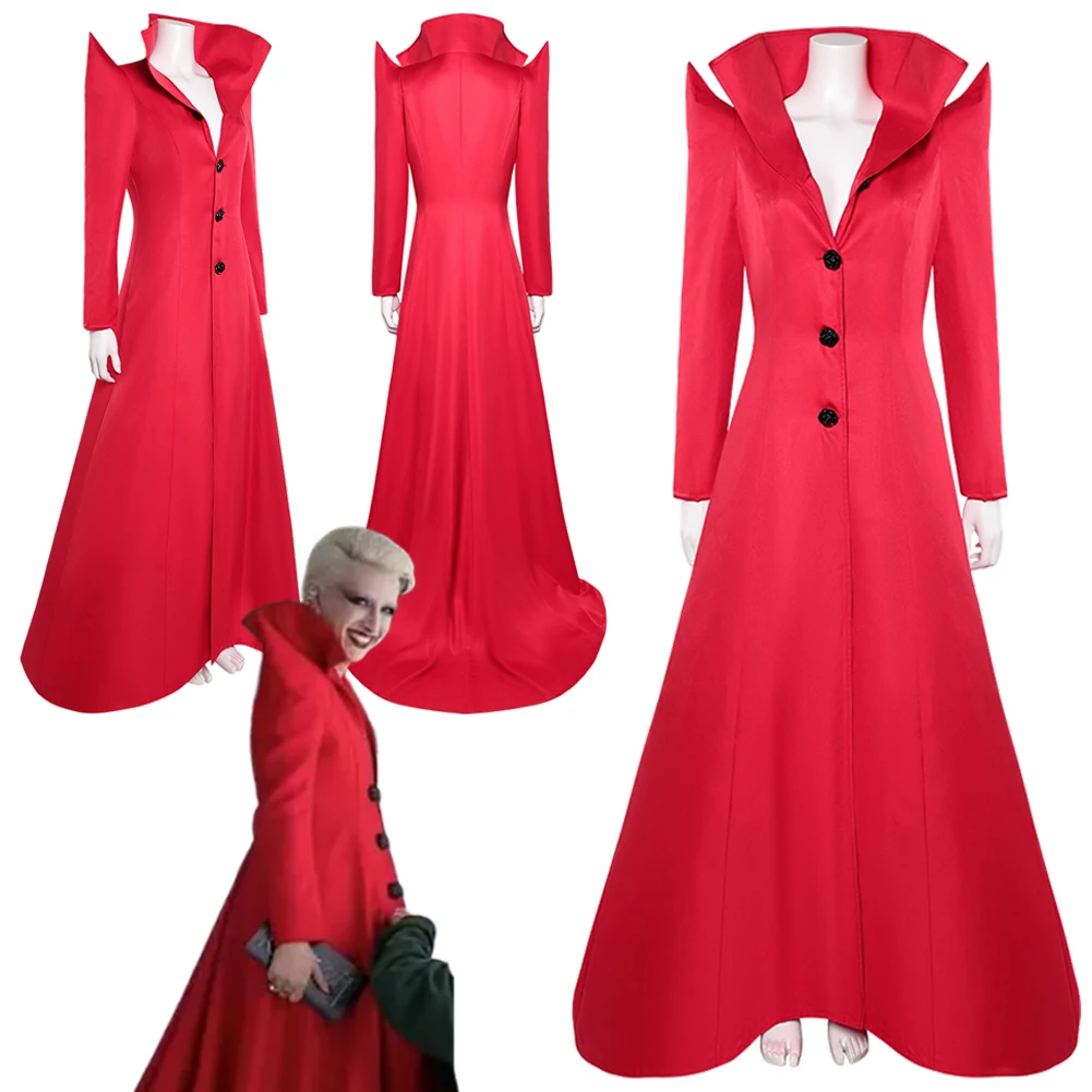 Ethel Cripps Cosplay Women Costume Movie TV Sandmen Red Coat Outfits Female Disguise Roleplay Suits Uniform Halloween Outfits
Ethel Cripps Cosplay Women Costume Movie TV Sandmen Red Coat Outfits Female Disguise Roleplay Suits Uniform Halloween Outfits