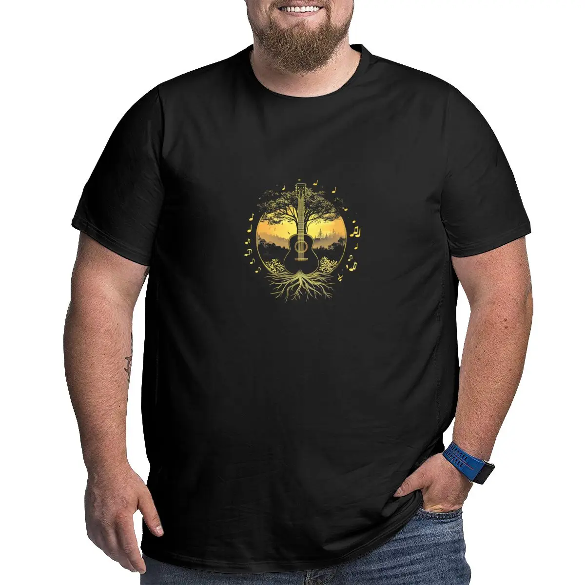 Guitar Tree Graphic T Shirts for Big and Tall Man Plus Size T-shirts Short Sleeve Cotton Top Tees Large Loose Clothing 1X-6X
Guitar Tree Graphic T Shirts for Big and Tall Man Plus Size T-shirts Short Sleeve Cotton Top Tees Large Loose Clothing 1X-6X
