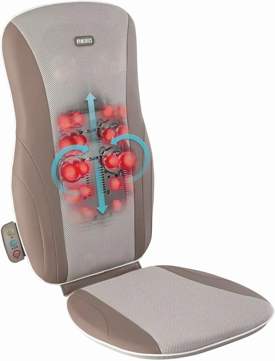 Shiatsu Massage Cushion with Heat, 3-Zone Targeted Back Relief for Home or Office
Shiatsu Massage Cushion with Heat, 3-Zone Targeted Back Relief for Home or Office