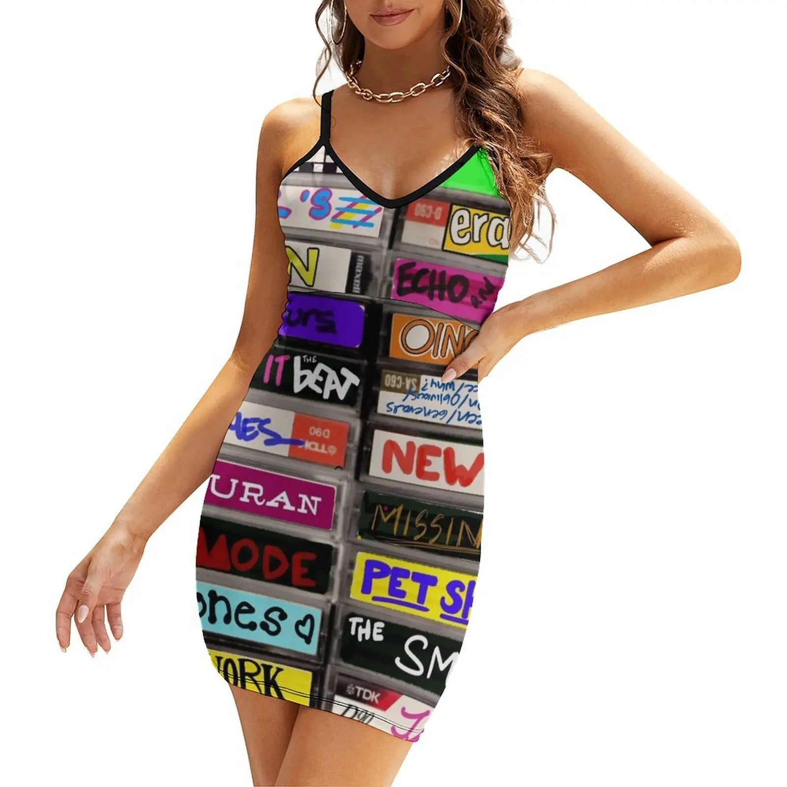 Mix tape Sling Dress elegant evening dresses for women 2025 dresses for women summer clothes party dresses woman
Mix tape Sling Dress elegant evening dresses for women 2025 dresses for women summer clothes party dresses woman