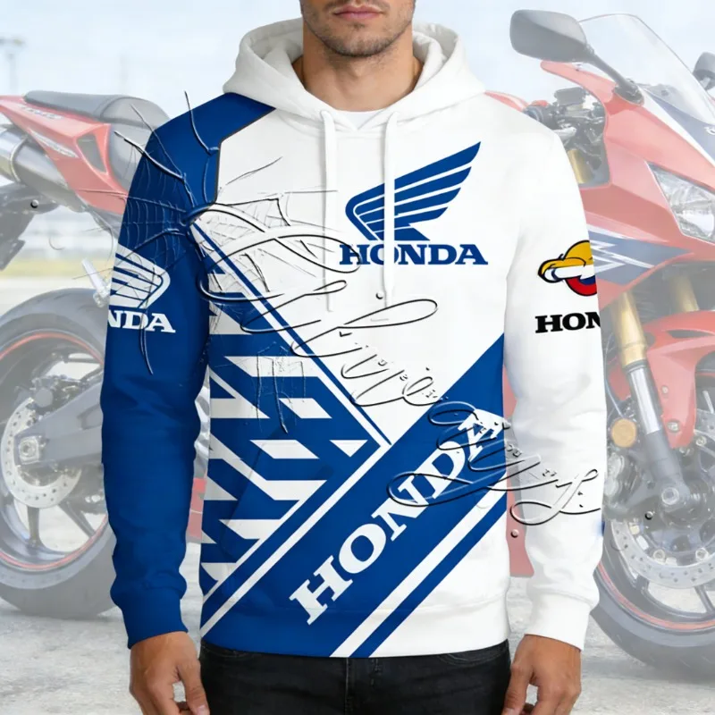 Новая модная повседневная толстовка Honda Racing 2026 для мотоэнтузиастов, теплая толстовка для езды по бездорожью, трендовый мотоциклетный костюм
Новая модная повседневная толстовка Honda Racing 2026 для мотоэнтузиастов, теплая толстовка для езды по бездорожью, трендовый мотоциклетный костюм