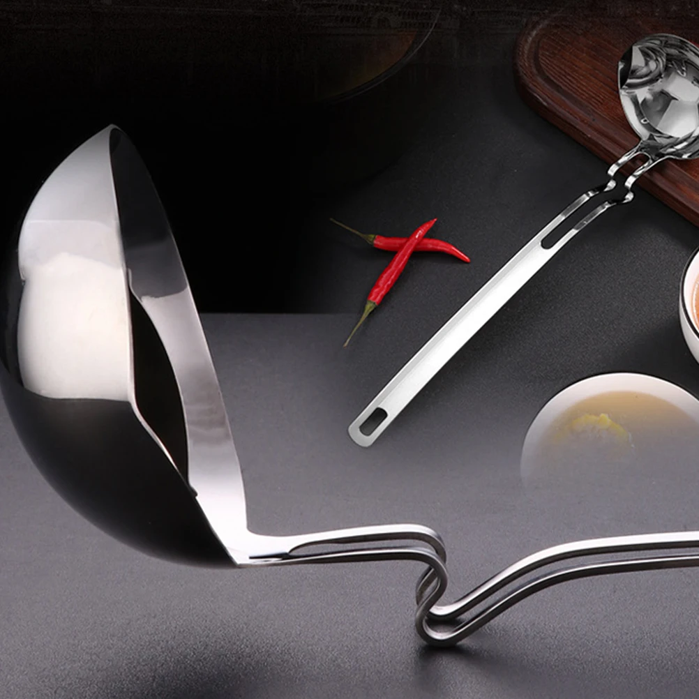 Stainless Steel Grease Spoon Oil Filter Straining Separator Soup Ladle Kitchen Gadget Heat Resistant Long Term Use Filtering
Stainless Steel Grease Spoon Oil Filter Straining Separator Soup Ladle Kitchen Gadget Heat Resistant Long Term Use Filtering