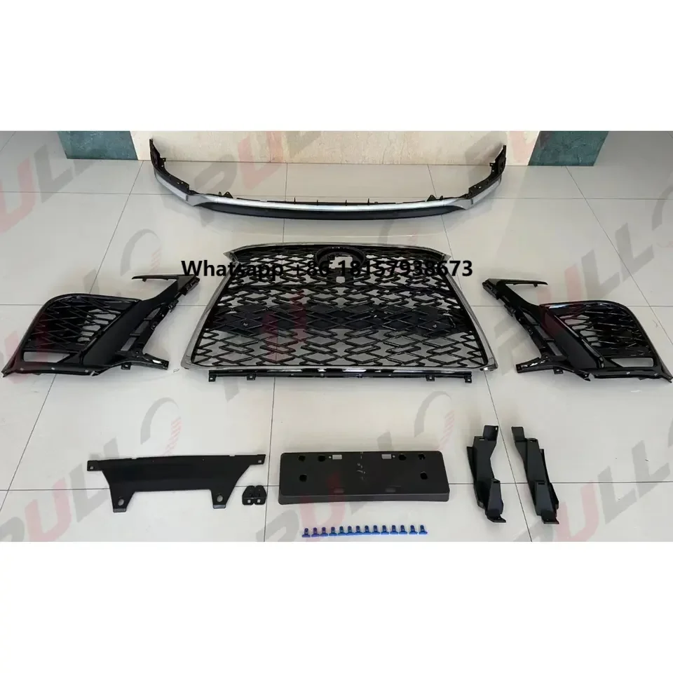 Car Accessories for Lexus LX600 2022 Change to F-sport Model Facelift Auto Body Systems Include Front Lip and Grille
Car Accessories for Lexus LX600 2022 Change to F-sport Model Facelift Auto Body Systems Include Front Lip and Grille