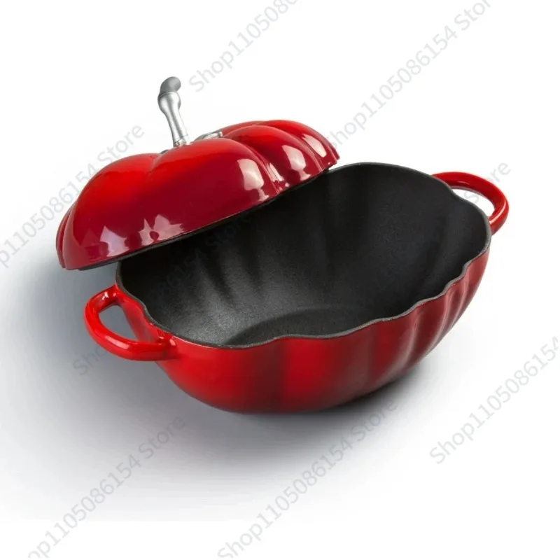 25cm Cast Iron Enamel Large Tomato Pot Uncoated Multi-purpose Pot Saucepan Does Not Pick The Stove Cookwere
25cm Cast Iron Enamel Large Tomato Pot Uncoated Multi-purpose Pot Saucepan Does Not Pick The Stove Cookwere