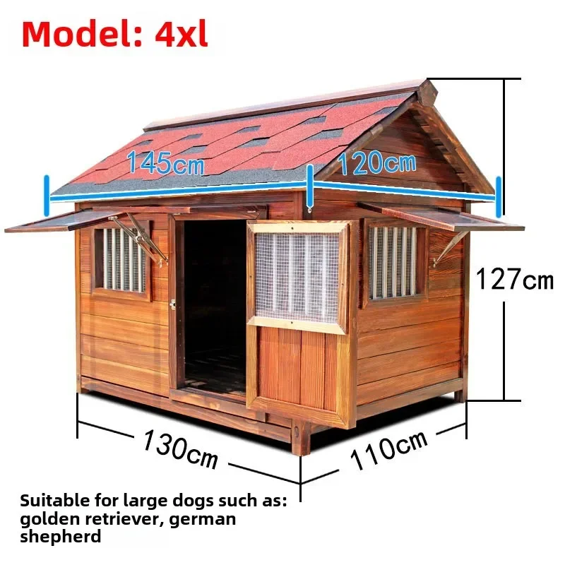 4XL Pet Kennel Large Dog Summer Cooler All Seasons Universal Medium Dog Kennel Solid Wood Removal and Washing
4XL Pet Kennel Large Dog Summer Cooler All Seasons Universal Medium Dog Kennel Solid Wood Removal and Washing