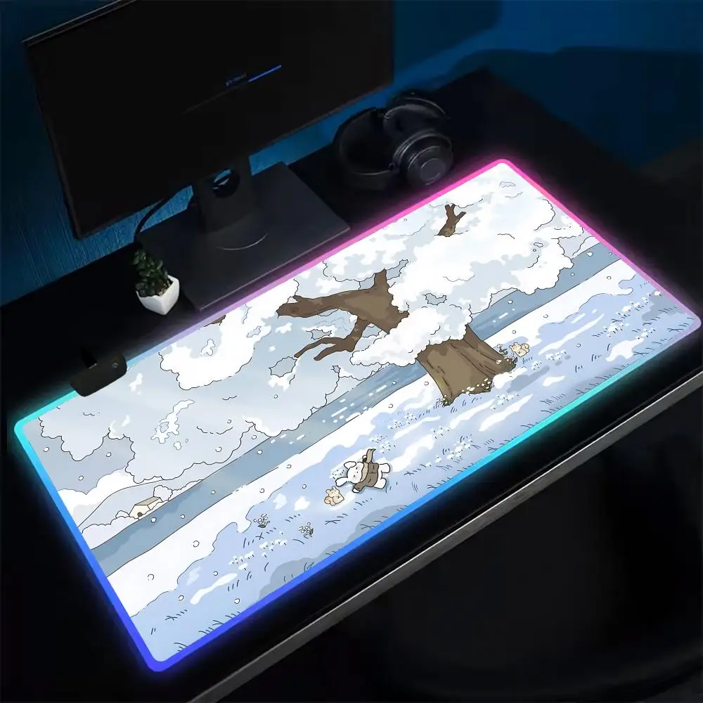 Коврик для мыши Game Qute в стиле аниме, игровой коврик для мыши в стиле аниме, светодиодные настольные коврики с подсветкой, резиновые настольные коврики XXL RGB
Коврик для мыши Game Qute в стиле аниме, игровой коврик для мыши в стиле аниме, светодиодные настольные коврики с подсветкой, резиновые настольные коврики XXL RGB