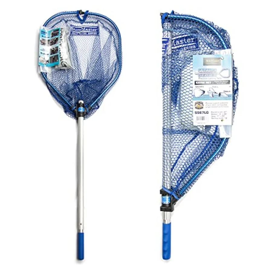 Saltwater Series Precision Landing Net in Silver/Blue for Fishing Applications with Durable Material and Enhanced Grip
Saltwater Series Precision Landing Net in Silver/Blue for Fishing Applications with Durable Material and Enhanced Grip