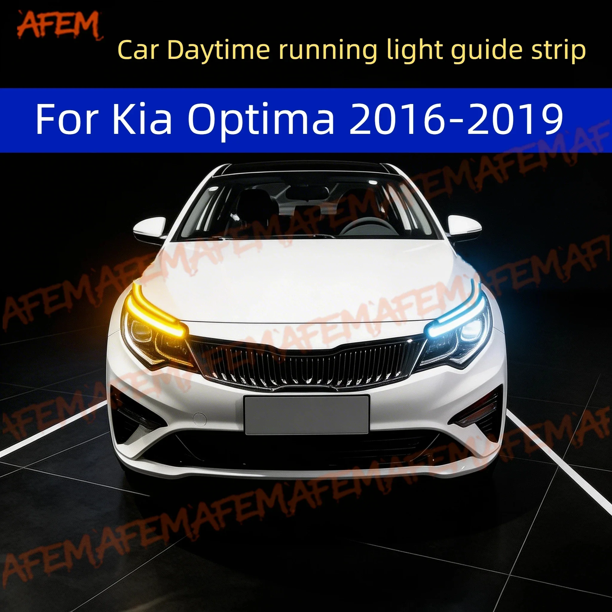 Car DRL Daytime Running Light Start Scan Style Sequential Flowing Turn Signal Light Ultra-Thin LED For Kia Optima 2016-2019
Car DRL Daytime Running Light Start Scan Style Sequential Flowing Turn Signal Light Ultra-Thin LED For Kia Optima 2016-2019