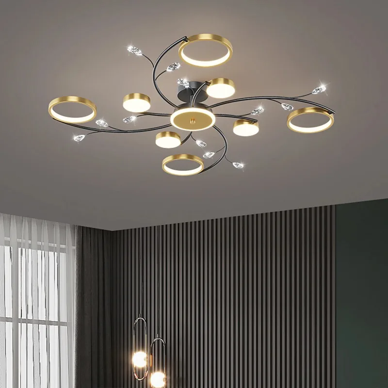 Modern Luxurious and High-end Style Chandeliers Ceiling Lamps Suitable Kitchen Bedrooms Living Room Dining Hall Atmosphere Light
Modern Luxurious and High-end Style Chandeliers Ceiling Lamps Suitable Kitchen Bedrooms Living Room Dining Hall Atmosphere Light