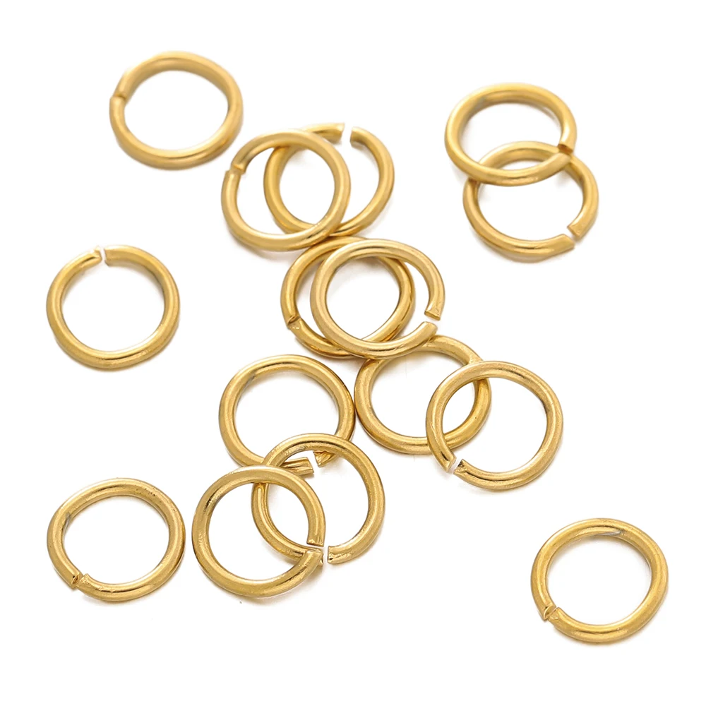 20pcs/lot Gold Stainless Steel Jump Rings 3-10mm Open Split Ring Connectors for DIY Jewelry Making Accessories
20pcs/lot Gold Stainless Steel Jump Rings 3-10mm Open Split Ring Connectors for DIY Jewelry Making Accessories