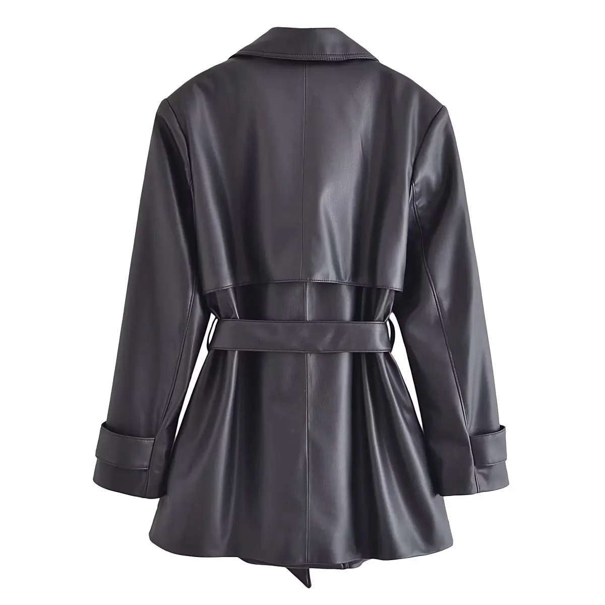 Withered Autumn WInter French Retro Splicing Leather Suit With Waisted Fashion Blogger Casual Leather Jacket Women
Withered Autumn WInter French Retro Splicing Leather Suit With Waisted Fashion Blogger Casual Leather Jacket Women