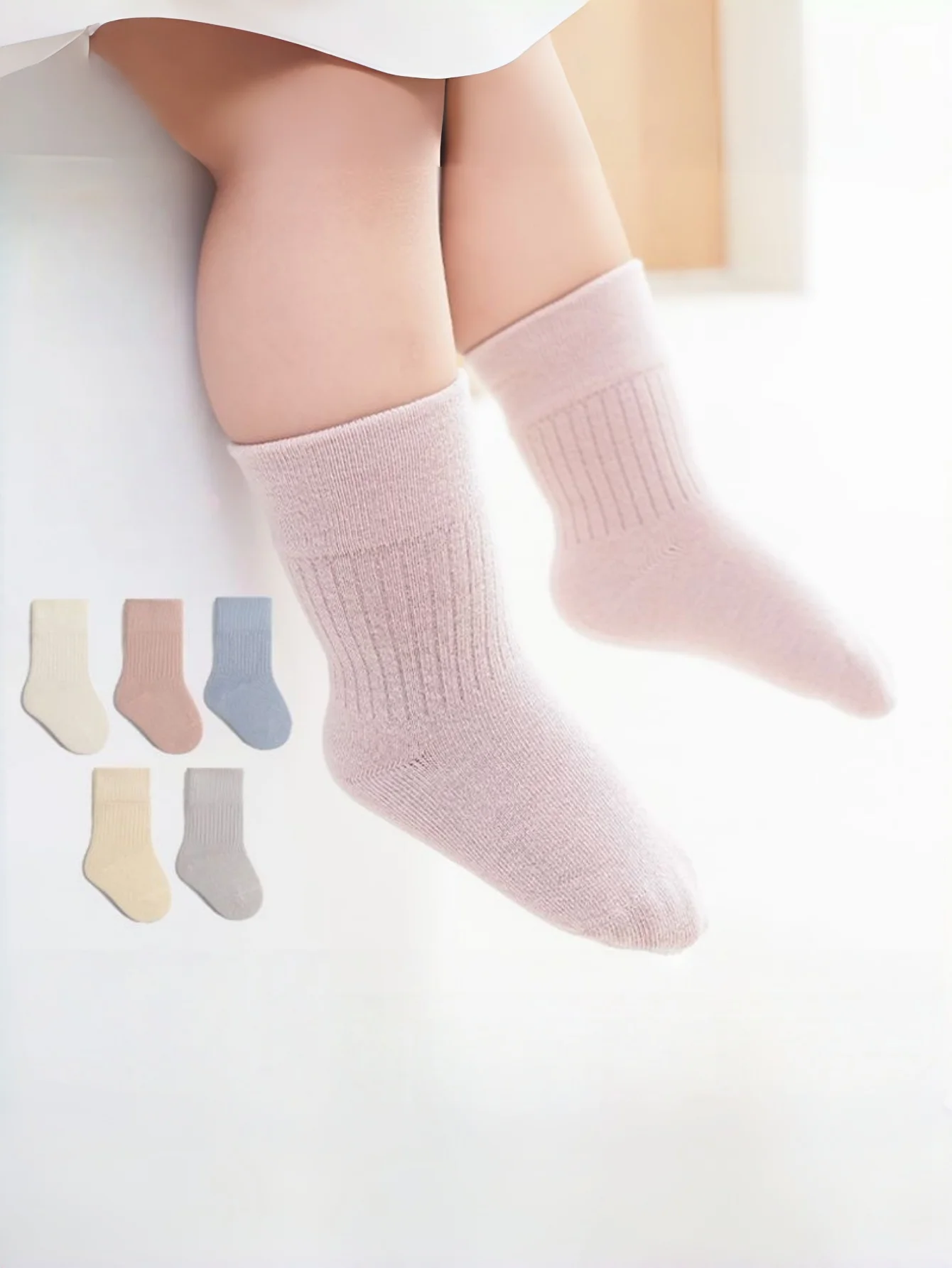 Baby socks spring and autumn breathable loose top non-tight mid-calf versatile socks for boys and girls
Baby socks spring and autumn breathable loose top non-tight mid-calf versatile socks for boys and girls