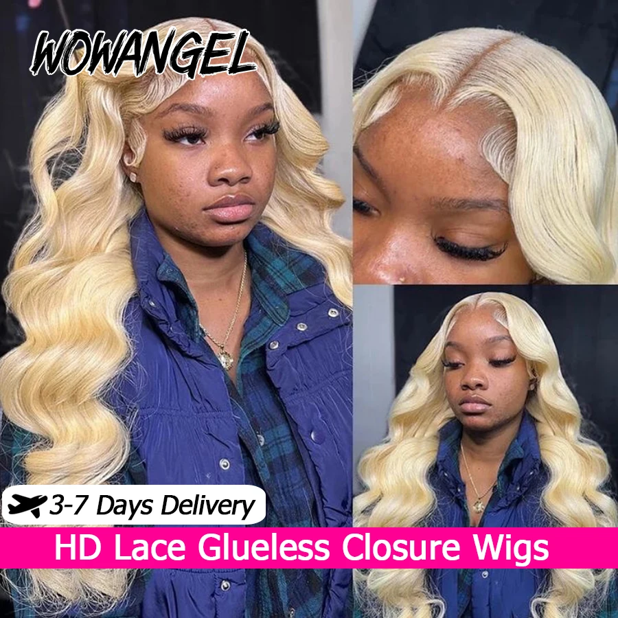 WowAngel 5x5 HD Lace Closure Wigs Human Hair 613 Blonde Body Wave Wig Pre Plucked Ready To Wear Guleless HD Lace Wigs For Women
WowAngel 5x5 HD Lace Closure Wigs Human Hair 613 Blonde Body Wave Wig Pre Plucked Ready To Wear Guleless HD Lace Wigs For Women
