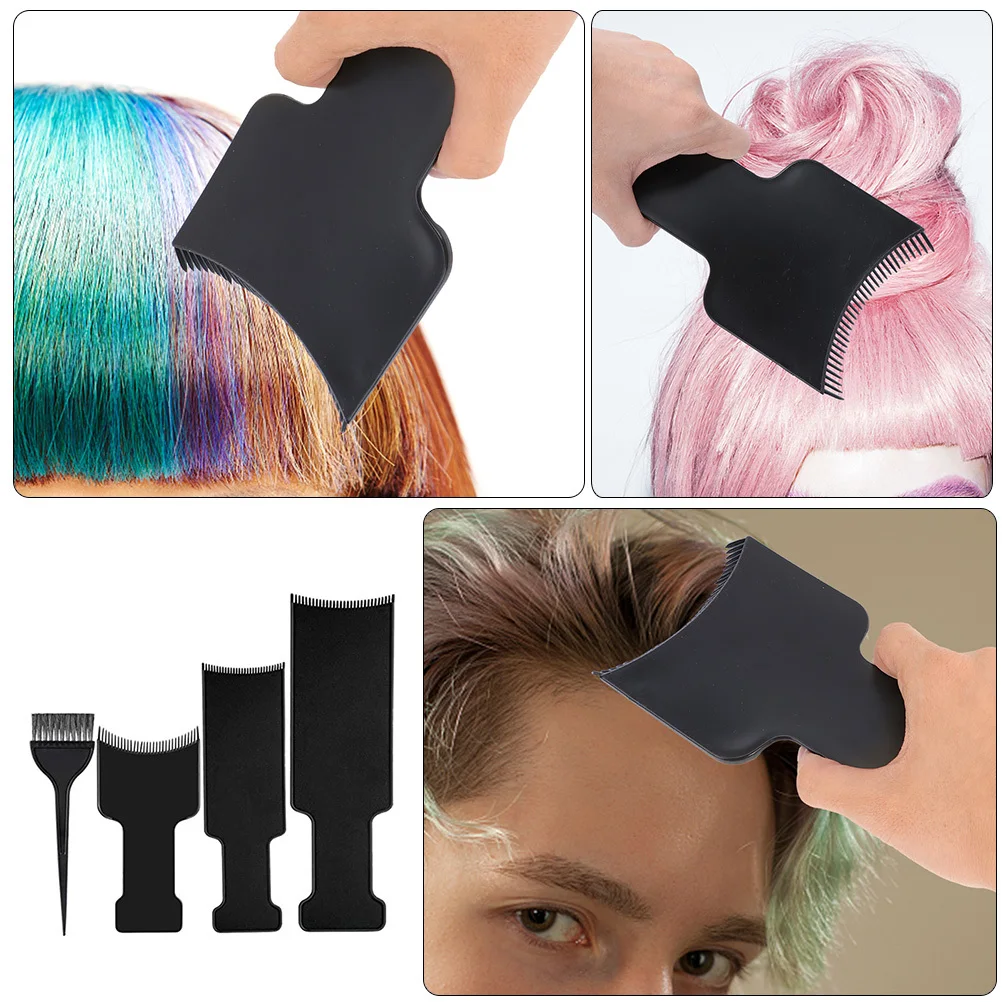 4pcs Hair Board Black High-Gloss Lightweight Dyeing Tool For Salon Home Use Hair Tinting Salon Hairdressing Tool Accessories
4pcs Hair Board Black High-Gloss Lightweight Dyeing Tool For Salon Home Use Hair Tinting Salon Hairdressing Tool Accessories